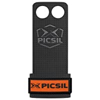 PICSIL RX Carbon 2H Calleras para Crossfit Grips 2 Agujeros Agarre y Protector de Mano o Guantes para Gimnasia Unisex…